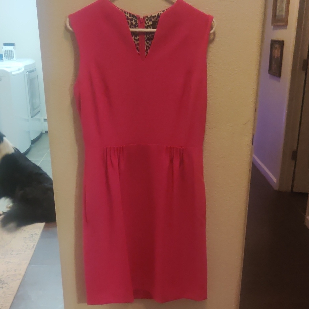 Chic Sleeveless Pink Mini Dress Tahari Size 8